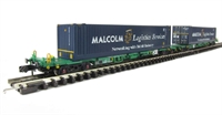Intermodal Bogie Wagons With two 45ft Containers 'Malcolm Logistics'