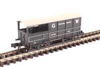 377-375C 20T Toad brake van in GWR grey with large logo - 114756