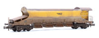 377-700ZDWL Highly Detailed Deluxe Weathered Network Rail JJA MK2 Auto-Ballaster with Generator Unit Curved Top with Load! 377-700ZDWL Highly Detailed Deluxe Weathered Network Rail JJA MK2 Auto-Ballaster with Generator Unit Curved Top with Load!