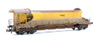 377-700ZDW Highly Detailed Deluxe Weathered Network Rail JJA MK2 Auto-Ballaster with Generator Unit Curved Top