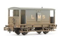 377-750A MR 20T Brake Van With Duckets LMS Grey [W]