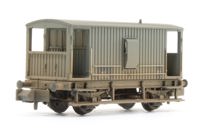 377-754 Midland 20 Ton Brake Van BR Grey (With Duckets) Weathered