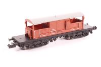 Queen Mary Brake Van in BR Bauxite (Early) - Special Edition for N Gauge Society