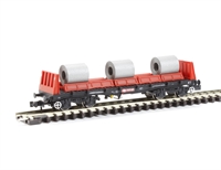 BAA Steel Carrier Wagon with Coils Railfreight Red & Black
