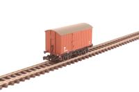 377-975A 12T Eastern ventilated van with planked ends 235738 in LNER oxide