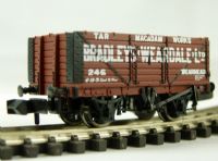 7-plank end door wagon "Bradleys Weardale"