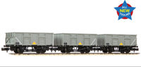 378-055 BR 24.5T Mineral 3-Wagon Pack BR Grey