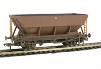 46 Tonne HSA (ex HEA) hopper wagon in BR railfreight brown - weathered - 361257
