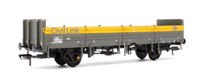 38-047 BR ZDA Bass Open Wagon Low Ends BR Eng. Civil Link Grey & Yellow No.DC110669