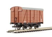 12 ton Southern 2+2 planked ventilated van S59379 in BR(S) bauxite