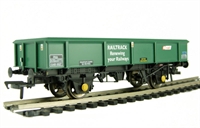 PNA ballast/spoil 5 rib box wagon in Railtrack green livery - CAIB-3627
