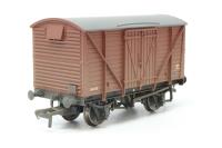 38-160U-041478 12 Ton BR Planked Vent Van 041478 in BR Bauxite Livery (Late) - Weathered - Split from set
