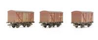 Pack of 3 10T Insulated Ale Vans BR Bauxite - Factory Weathered - TMC Limited Edition