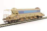JJA non-generator auto ballaster in ex-Railtrack livery with curved top profile - weathered (4 per rake with each Generator wagon)