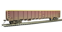 MBA Megabox high-sided bogie box wagon in EWS livery - weathered (without buffers)
