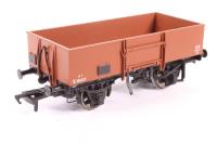 13 Ton high sided steel open wagon with smooth sides in BR bauxite (early) E281227 - Weathered Pack of 2