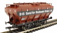 'Covhop' covered hopper in British Industrial Sand bauxite & black