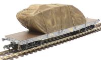 War Office 'Parrot' Bogie Wagon WD with Sheeted Tank Load