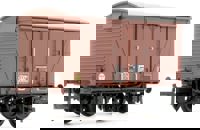 BR 12T 'Vanwide' ventilated van in BR bauxite (TOPS) B783314 - Weathered