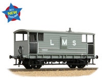 38-975 LMS 20T Brake Van LMS (L M S) Grey No. 730037