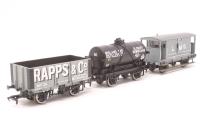 Warley 50th Anniversary Triple Wagon Pack - includes 7-Plank Wagon, 14T Tank and 20T Brake Van