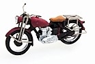 387.05-RD UK Triumph Motorcycle, Red