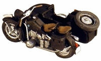 387.68 BMW Motorcycle R75 and Sidecar (Civil Version)