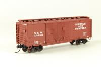 38844 40' steel double door boxcar of the Norfolk & Western - brown 49422