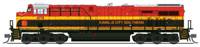 ES44AC GE 4786 of the Kansas City Southern - digital sound fitted