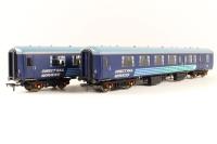 Twinpack of Mk2 Escort Coaches in DRS Compass Livery 9419 + 9428 - Model Rail Limited Edition