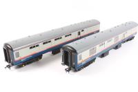 Set of 2 BR Mk2 Engineers Support Coaches DB977337 & 977338 in BR 'Mobile track Assessment' Blue and Grey
