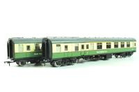 2 x BR MK1 SO 2nd Class Open Coaches, Coach A) IC3767C, Coach B) IC21241C in BR 'West Highland Line'