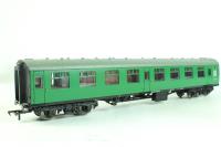 BR1 MK1 SK 2nd Class Corridor Coach S24324 in BR 'Southern Region' Green Livery
