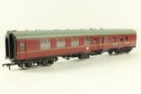BR1 MK1 BSK Brake Corridor Coach E34007 in BR Maroon Livery with Roundel