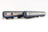 Mk 2 Mobile Track Assessment coach pack - DB977387 / DB 977337 in Research blue/grey - Modelzone Exclusive