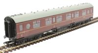 57 ft ex-LMS 'Porthole' first corridor M1126M in BR maroon