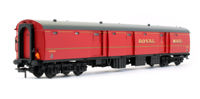 39-770K BR Mk1 POT Post Office Stowage Van W80423 Post Office Red