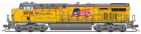 ES44AC GE 8098 of the Union Pacific - digital sound fitted