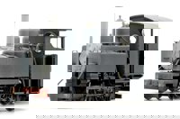 391-030SF Baldwin Class 10-12-D 4-6-0T 4 in Snailbeach District Railways black - DCC sound fitted - weathered