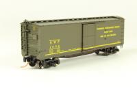 39140-1946 40' wood vertical brake wheel boxcar of the Northwestern Pacific - olive green 1946