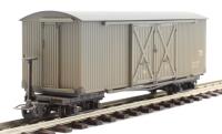 WD Bogie covered goods wagon in Nocton Estate Railway grey - weathered