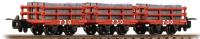 Dinorwic Slate Wagons (with sides) in red with slate loads - pack of 3 - 730, 730 & 700