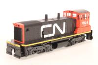 3934 SW1500 EMD 7824 of the Canadian National