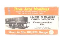 3HLNER6PLANK LNER 6-Plank Open Wagon Kit