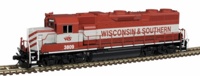 40003627 GP38-2 Phase 2 EMD 3809 of the Wisconsin & Southern - digital sound fitted
