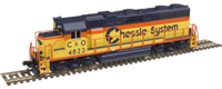 40004124 GP38 EMD 4823 of the Chessie System