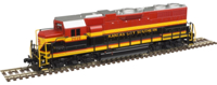 40004136 GP38 EMD 2036 of the Kansas City Southern - digital fitted