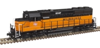 GP40 EMD 2047 of the Milwaukee Road - digital sound fitted