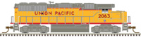 40004923 GP60 EMD 2063 of the Union Pacific - digital sound fitted