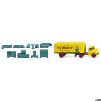 4006190521024 1955-56 Chevrolet Tractor with Mayflower Trailer and Load